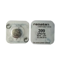 2pcslot renata swiss 399 sr927w 1 55v for watch silver watch batteries