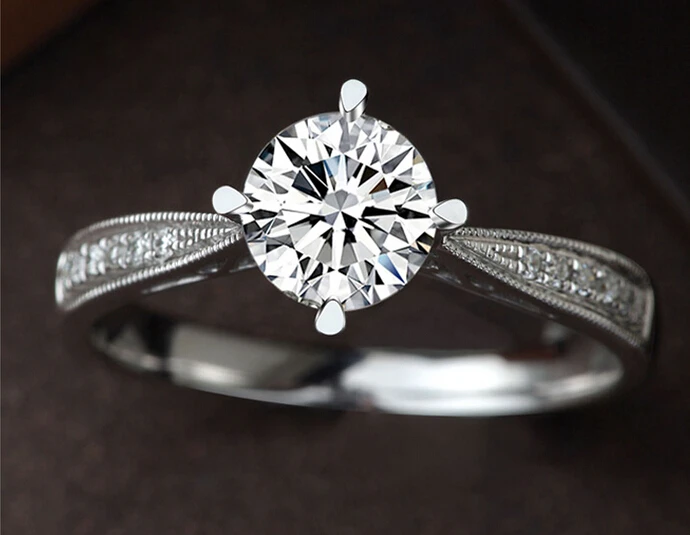 Choucong Wieck Noble Lady 925 Sterling Silver Clear AAA CZ Simulated stones Engagement Wedding Band Rings For Women Size 4-10 | Украшения и