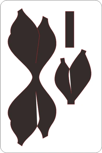 Pinch лук штанцевый нож SMR-bow0053 - Цвет: 2.5inch