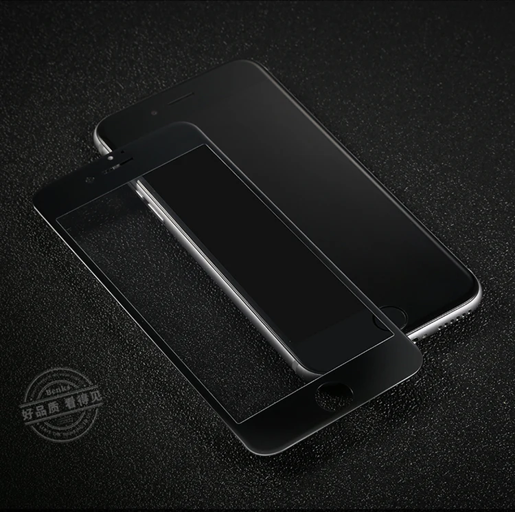 Для iPhone 7/7 8 Plus закаленное стекло защита для экрана оригинал Benks 0 23 мм 3D изогнутая