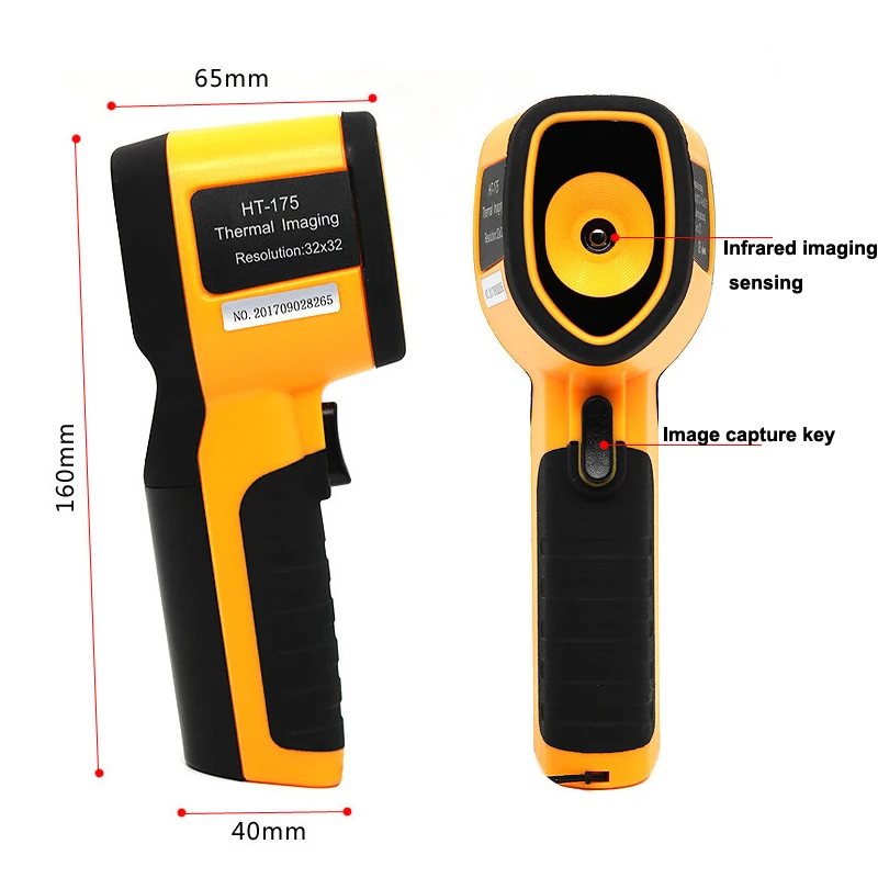 HT-18 Handheld Thermal Imager Infrared Camera IR infrared thermometer temperature thermal HT-02 HT-175 Series high IR Resolution