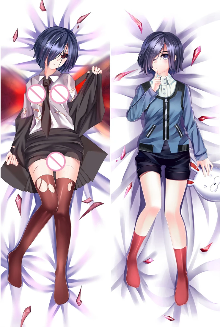 2017 August аниме Токийский Гуль Kamishiro Rize Kirishima Toka Yonebayashi saiko Подушка Dakimakura обнимающая наволочка|Наволочка| |