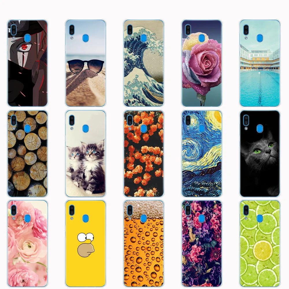Case For Samsung Galaxy A20 soft Silicone phone coque A 20 2019 A205F A205 SM-A205F Fundas Skin shockproof | Мобильные телефоны и