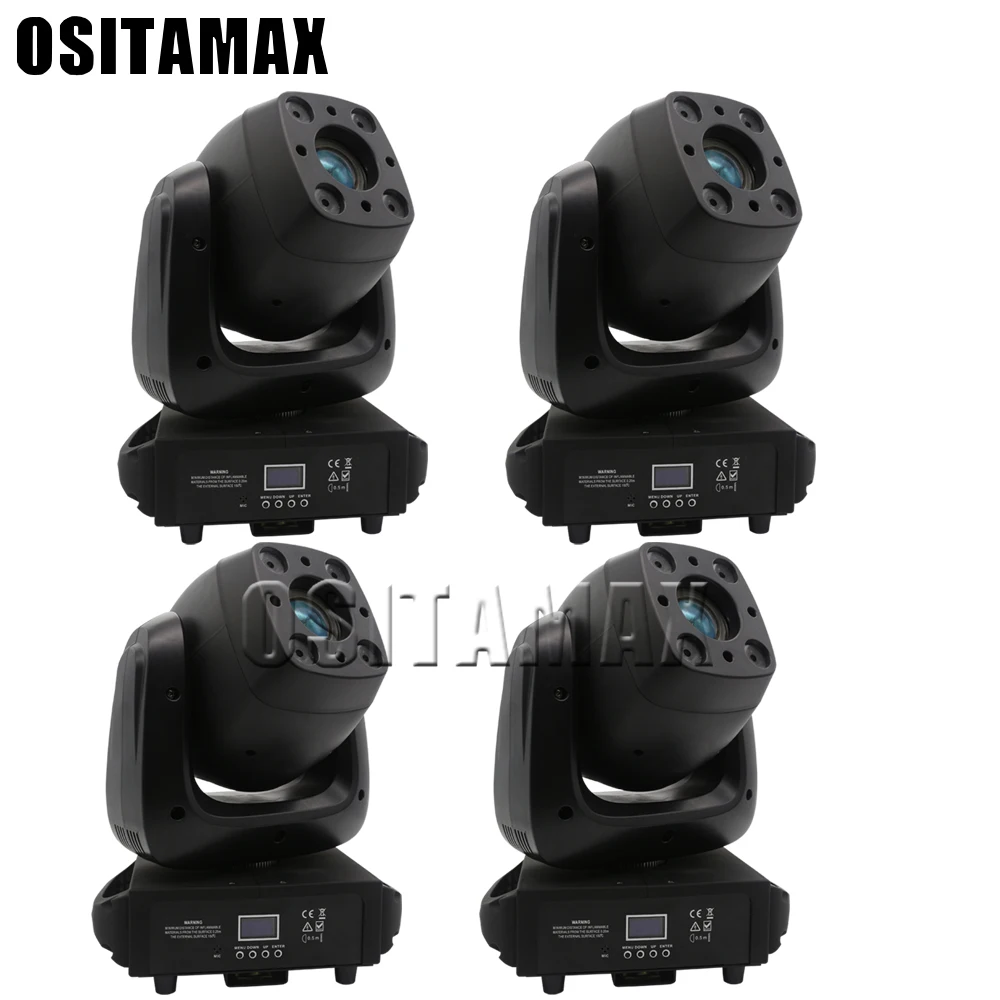 melhor 4 Pçs/lote 4x10 W Lavagem RGBW Movendo A Cabeça De Luz + 100 W CONDUZIU A Luz Do Ponto LEVOU Gobo Lira Movendo A Cabeça De Luz Para Stage Disco Party DJ