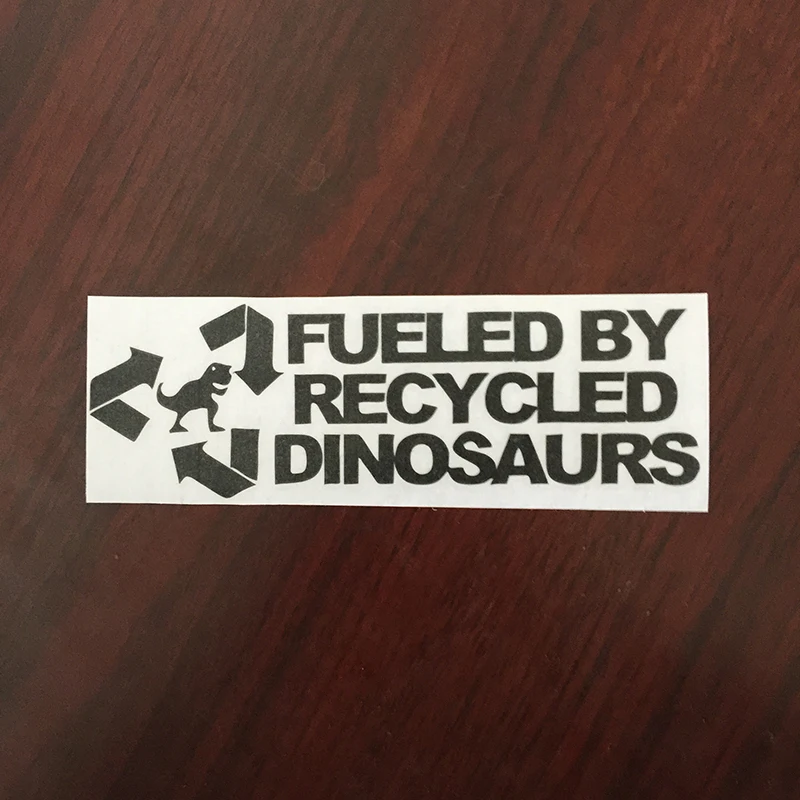 Наклейка с переработанными динозаврами Стилизация автомобиля забавная гонка Jdm