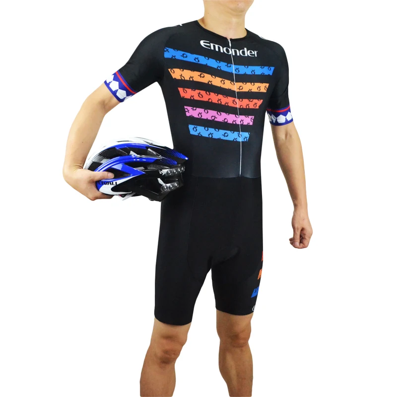 Мужской спортивный костюм для триатлона бега и плавания|cycling skin suit|skin suitmen cycling suit |