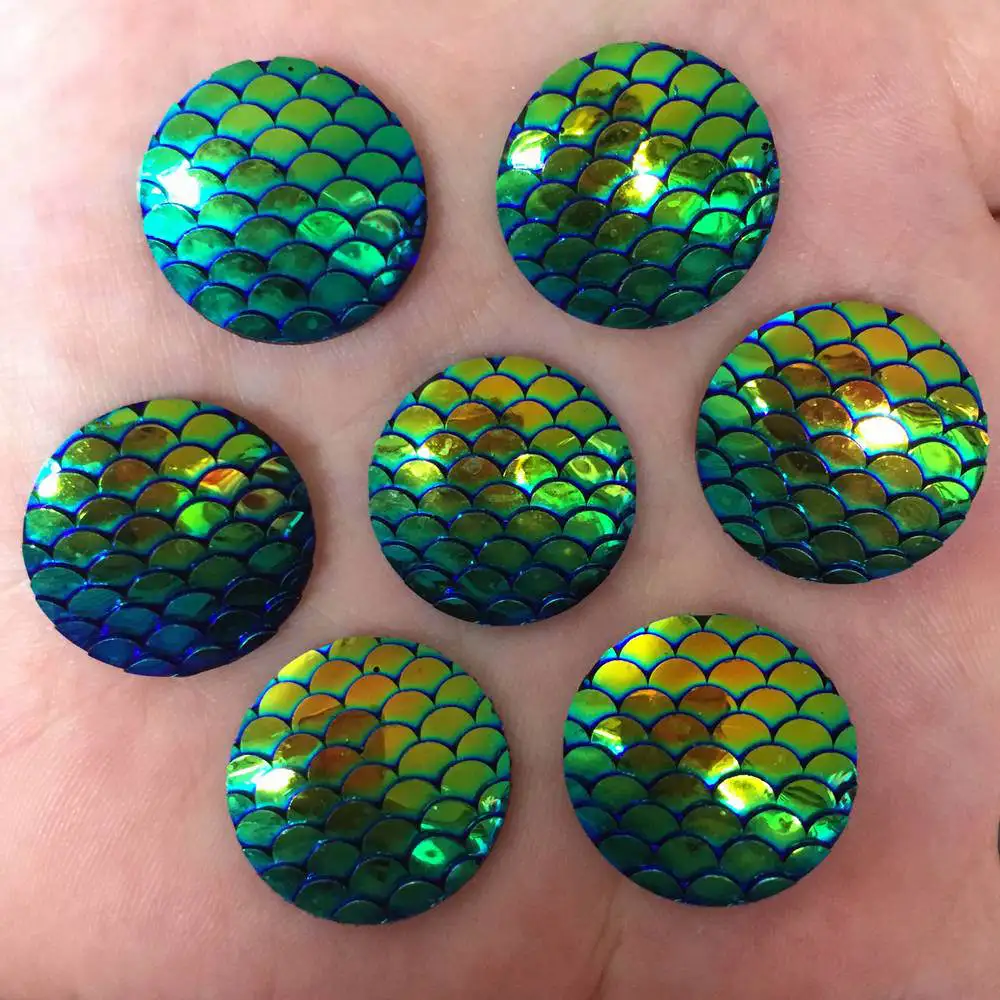 10 шт. детские круглые украшения из смолы 20 мм | Украшения и аксессуары