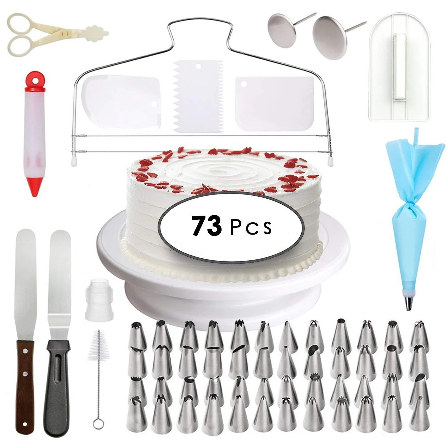 73 шт./компл. инструменты для украшения торта набор кексов | принадлежности