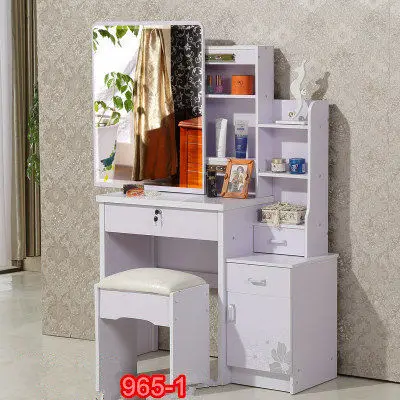 Модный туалетный столик для спальни с мини шкафом и подвижным зеркалом|bedroom