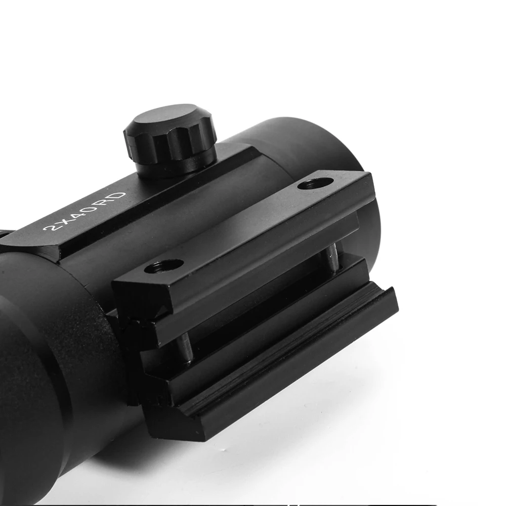 Тактический Оптический прицел LUGER 2X40 с красной и зеленой точками для страйкбола