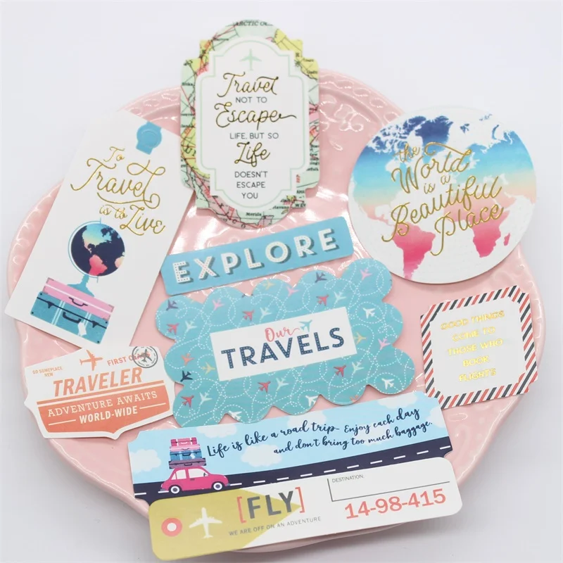 32 шт Let's Be Travelers бумажные наклейки для скрапбукинга Happy planner/поделки DIY/украшение