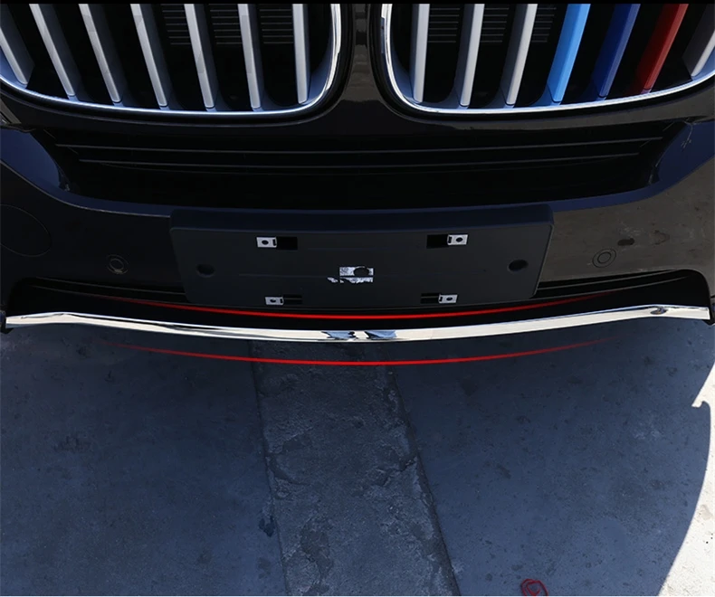 1 шт. защитная накладка на передний бампер из нержавеющей стали для bmw x5