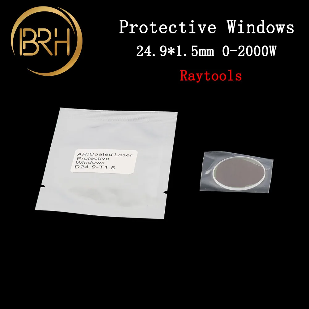 Волоконный лазер BRH Raytools защитные линзы Windows 24 9*1 5 мм верхний QBH для машины резки