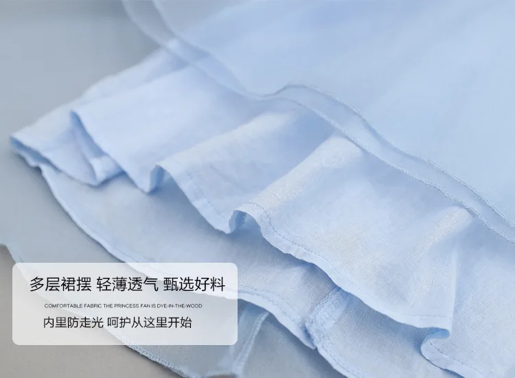 Летнее платье для девочек новинка 2019 маленьких корейское Модное детское с