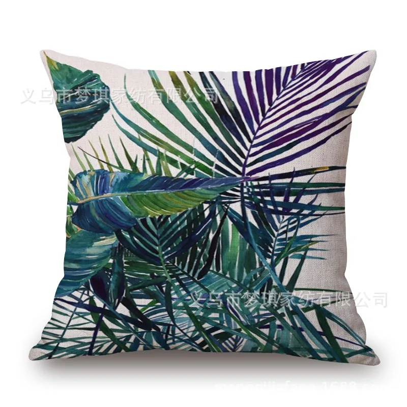 Чехол для подушки из хлопка и льна с 7 узорами | Дом сад