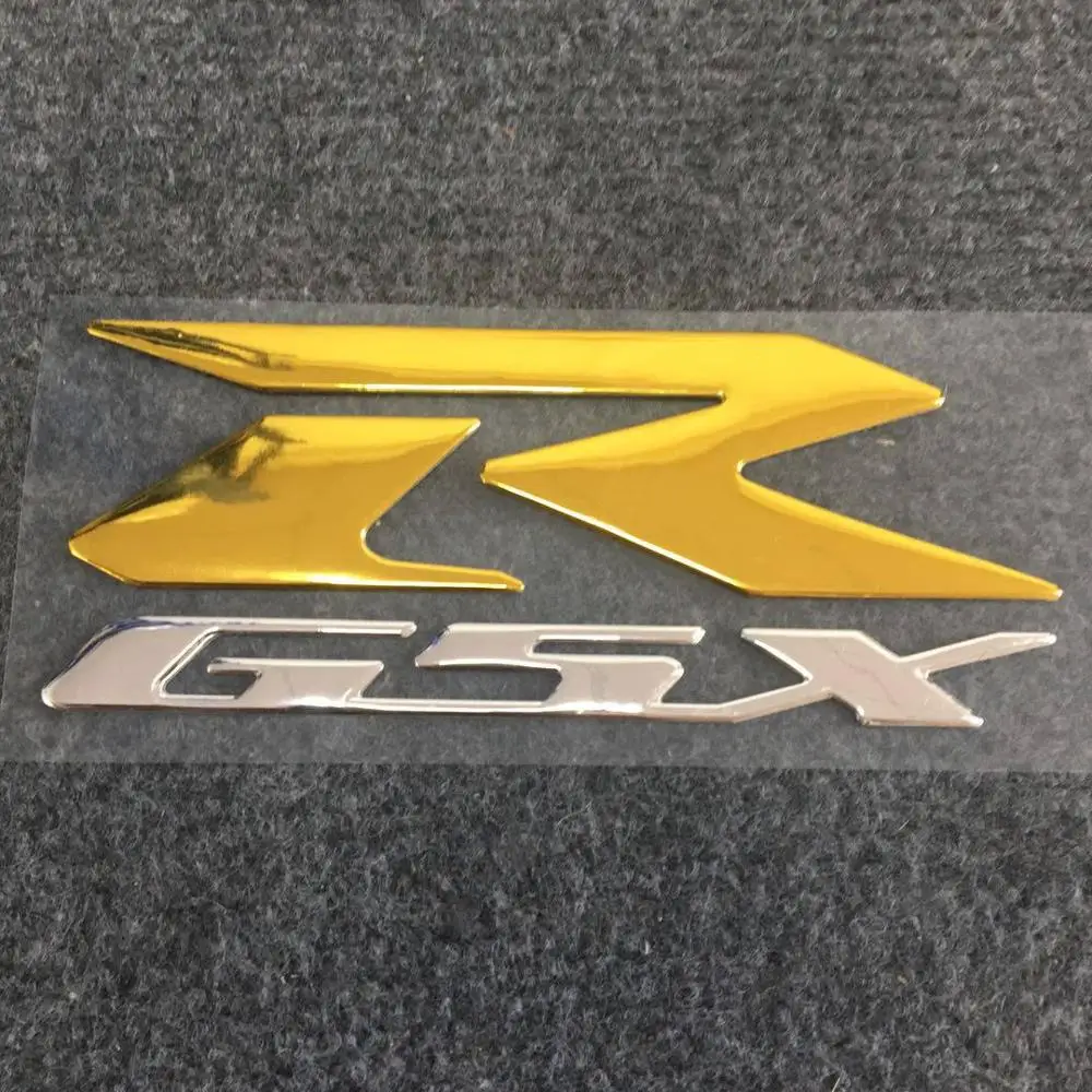 3 1 шт для GSXR Цвет смешивания 3D эмблема на крыло автомобиля бак подписать аппликацию Стикеры для Suzuki GSXR1000 GSXR600 GSXR750 K1 K2 K3 K4 K5 K6 K7/8/9 - Цвет: 3