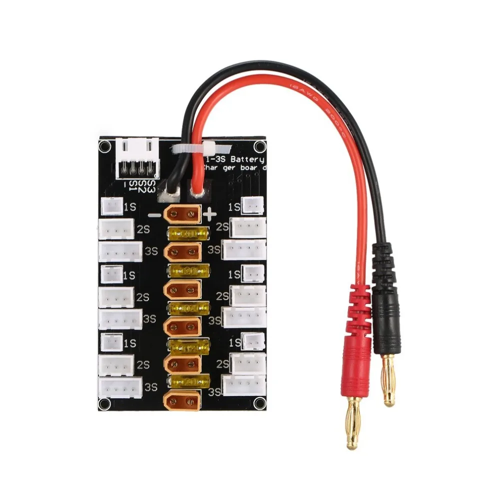 6 пакетов XT30 1 S 3 20A разъем Lipo батарея параллельная зарядная плата для RC IMAX B6