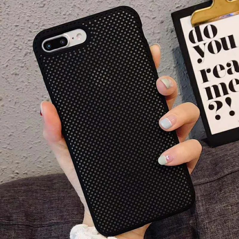 Чехол для телефона iPhone 6 6s 7 8 Plus с полым отводом тепла iphone x xs max xr матовый