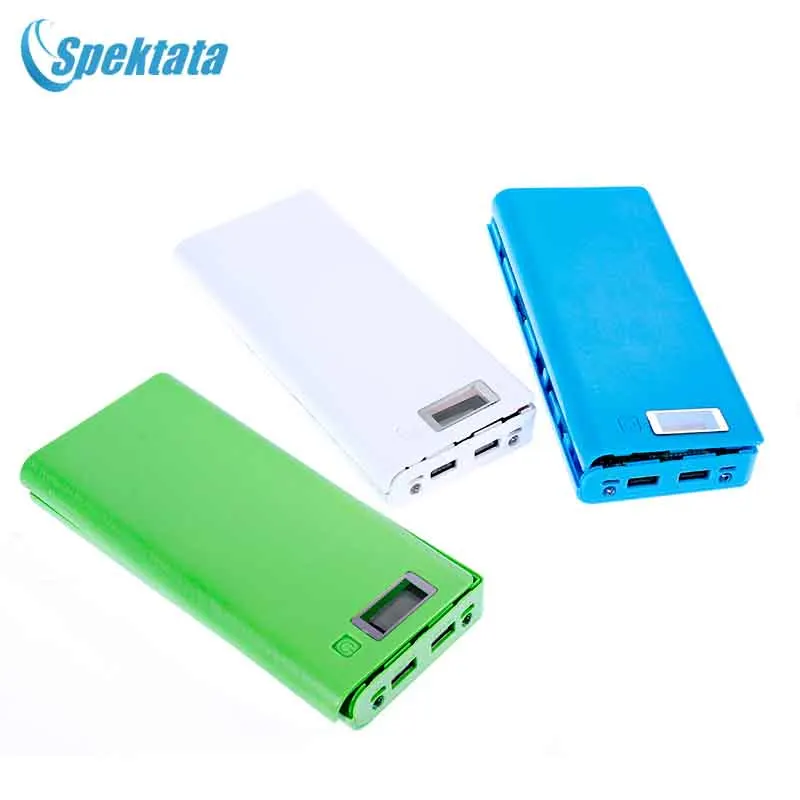 ABOLFAZL горячая Распродажа 5V Dual USB Автомобильное зарядное устройство 8*18650 Power Bank