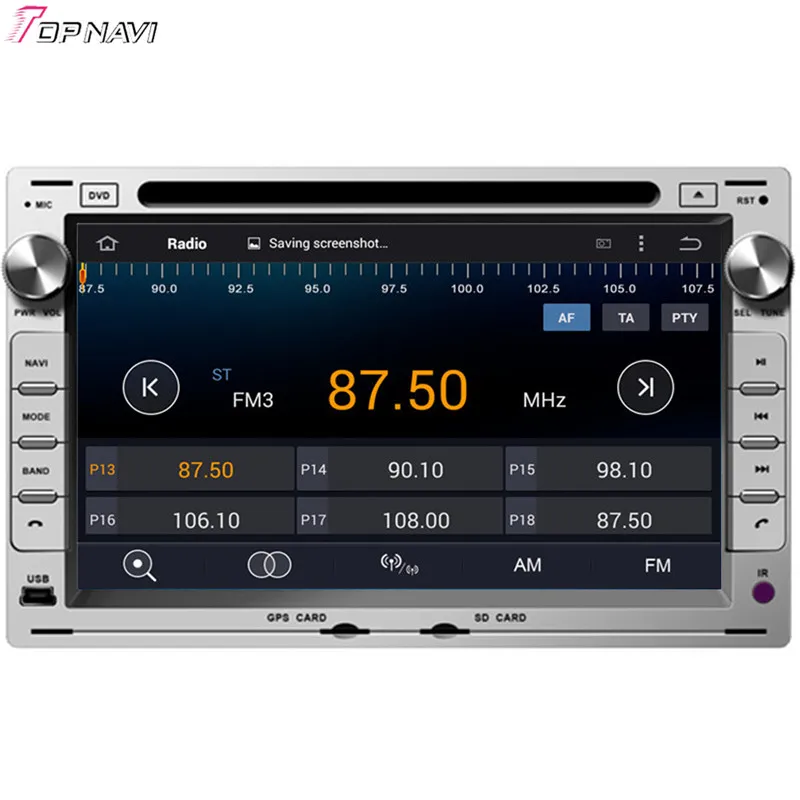Topnavi 7 ''четырехъядерный Android 6 0 Автомобильный DVD-плеер для VW /MK5/JETTA/BORA/POLO/MK3/MK4/GOLF
