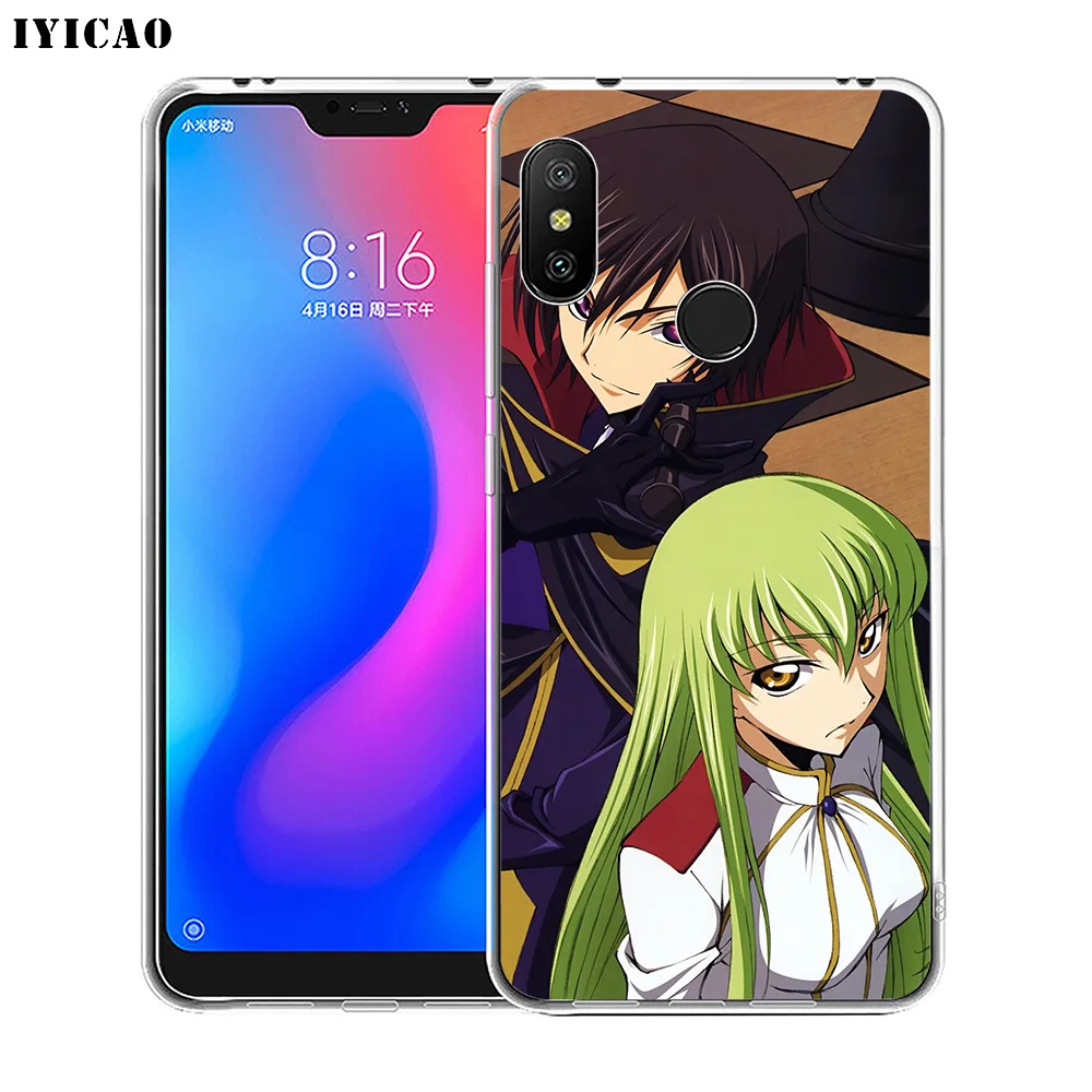 IYICAO Code Geass Soft Silicone Phone Case for Xiaomi Redmi 4A 5A 6A Note 7 6 5 Pro Plus 4X Prime Cover | Мобильные телефоны и