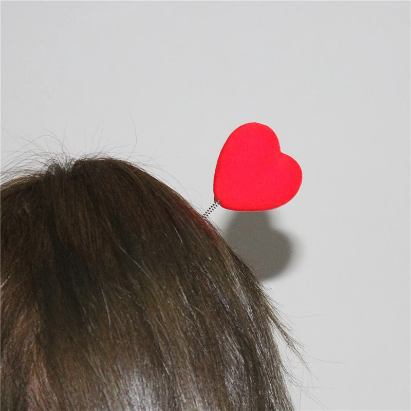 Новое поступление 1 шт. милая детская заколка для волос сердце с 3D изображением
