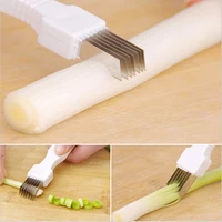 1pc spring cutter gadget kitchen tools onion shredder slicer onion knife vegetable cutter cut cooking tools