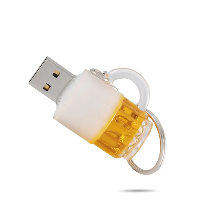 Usb флеш накопитель Biyetimi высокоскоростная бутылка для пива объемом 8 ГБ 16 32 карта