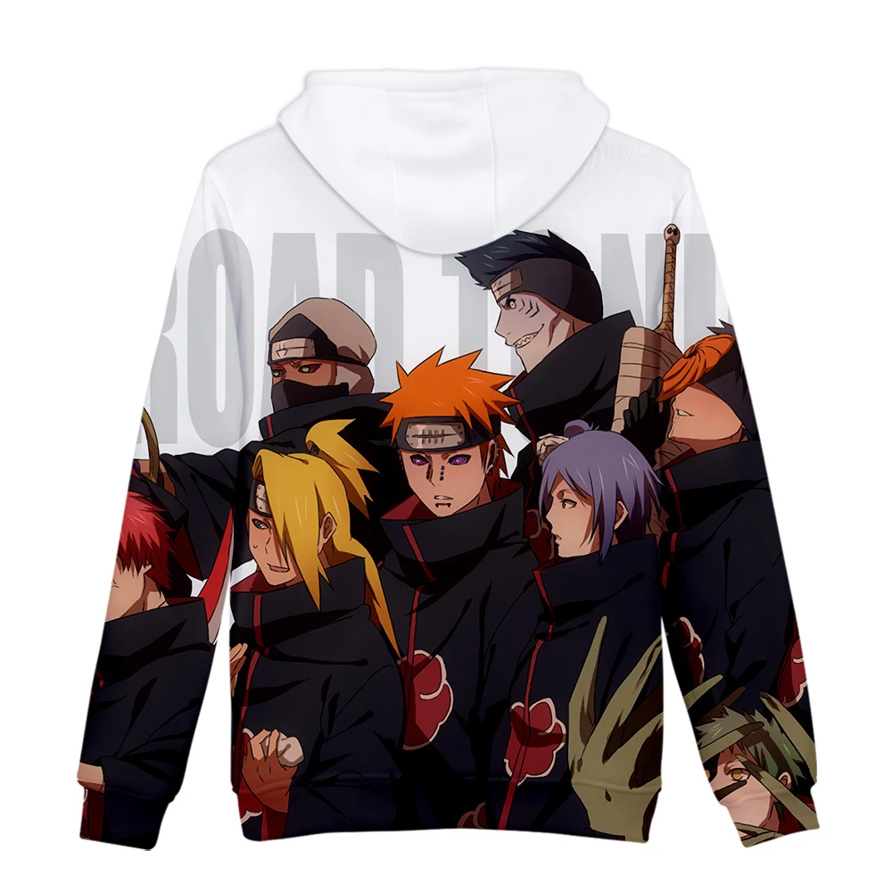New 3D Printing Hoodie Anime Naruto Hooded Fashion Hip Hop Sweatshirt 3D Naruto Hoodies Men Pullovers Winter/Autumn Outwear
