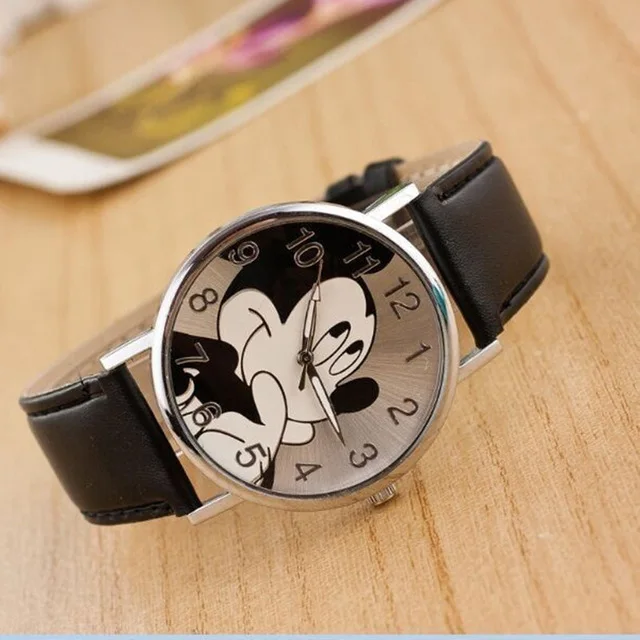 Reloj mujer, хит, роскошный бренд, медведь, металлическая сетка, нержавеющая сталь, повседневные кварцевые часы, женское платье мультяшная мышь, часы, часы