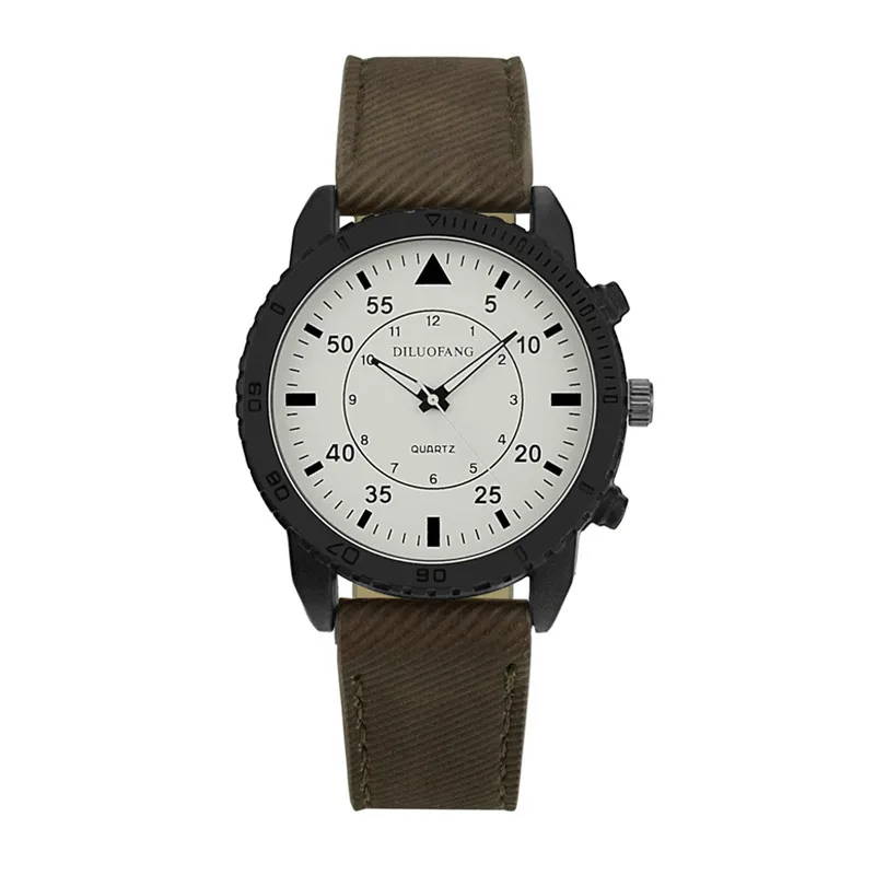 Новинка 2021 мужские кварцевые часы высокого качества Ретро дизайн кожаный