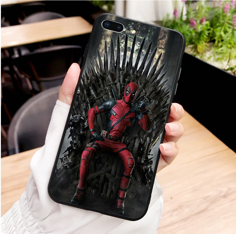 Marvel DC comics Железный человек Человек паук Бэтмен мягкий ТПУ чехол для телефона iPhone