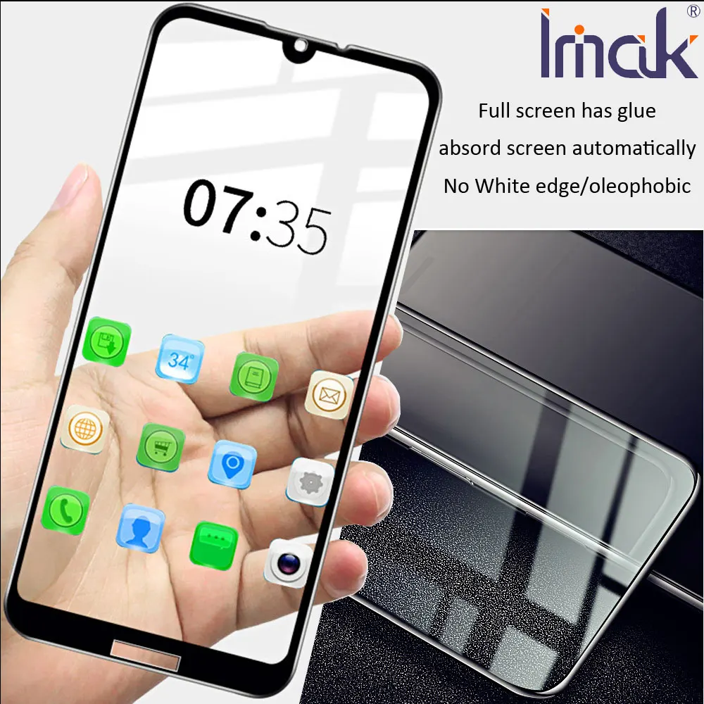 Imak Pro + полный экран панели Клей закаленное стекло для Nokia 4 2 3 Олеофобное|Защитные