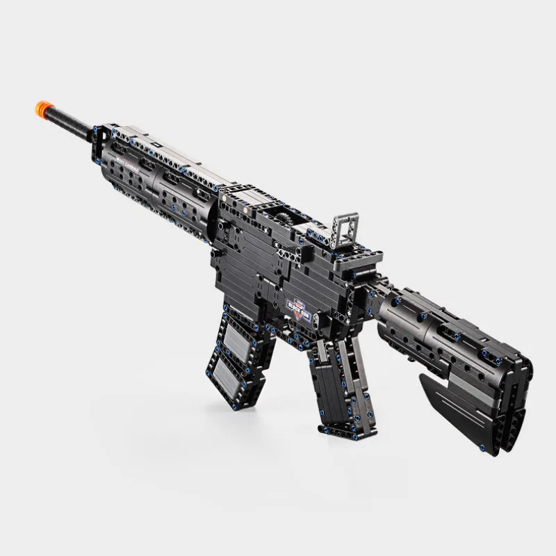 Современный строительный блок игрушечная имитация ружья лучший подарок для