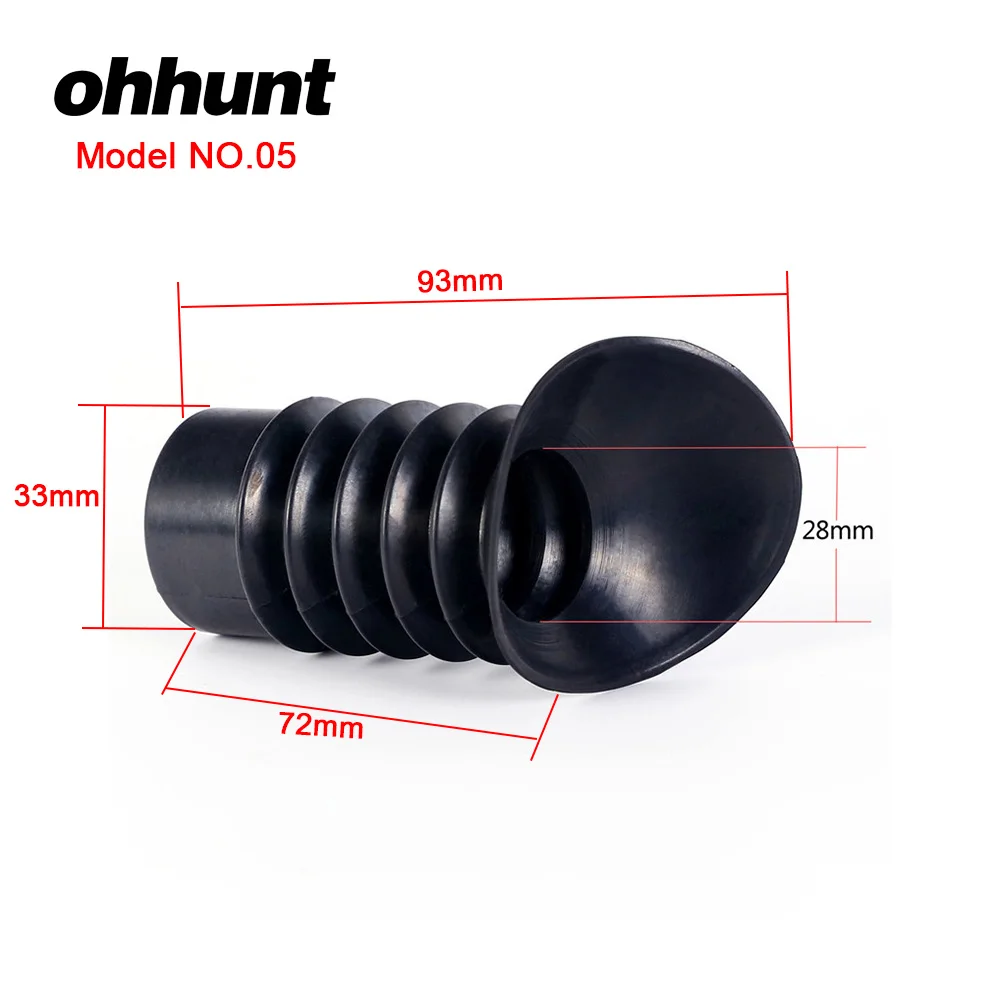 No.05 Ohhunt охотничий прицел объектив резиновый наглазник 4 типа тактическая оптика зрение Защитная крышка для глаз масштабируемость зрение - Цвет: No.05