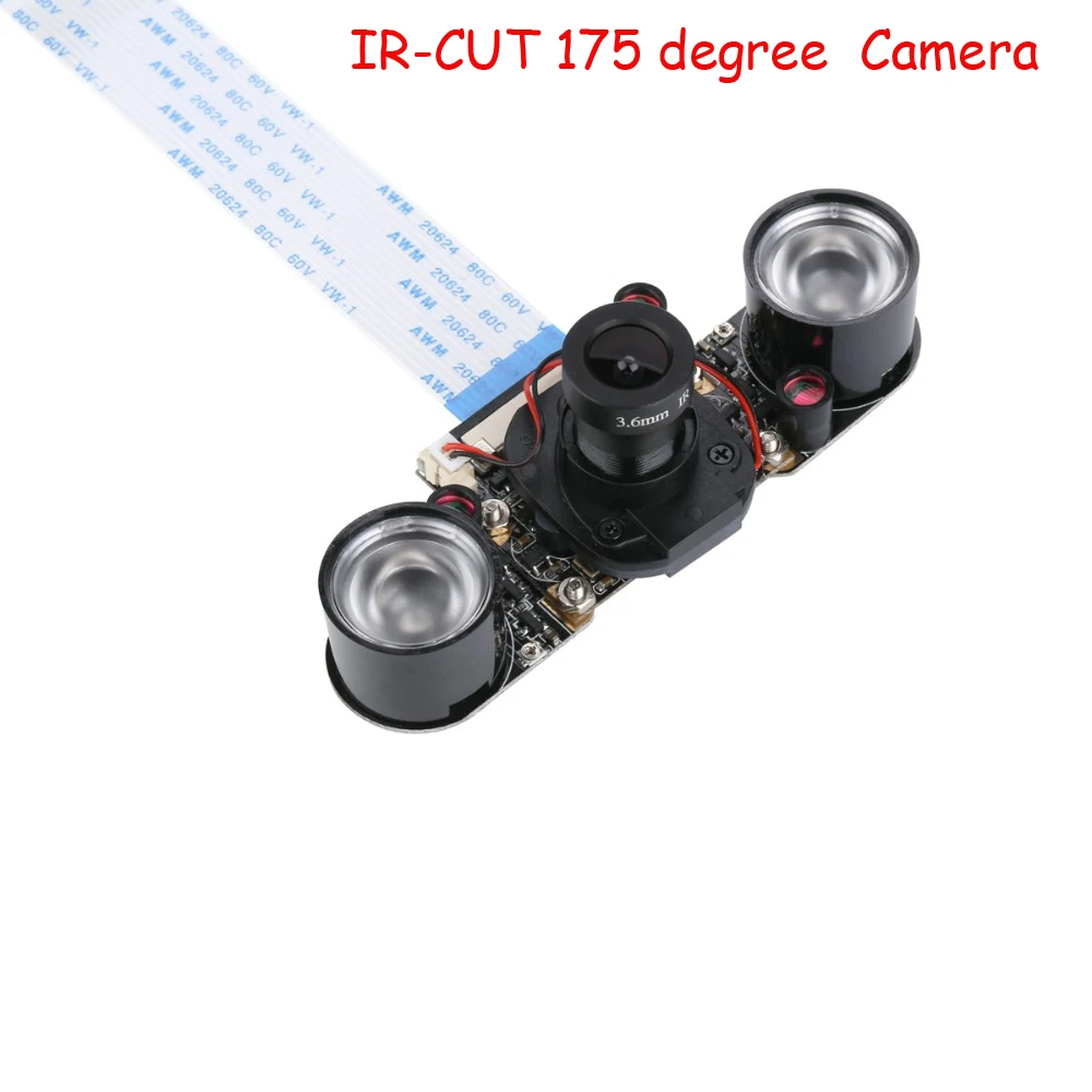 Raspberry Pi 3 Model B + IR CUT камера ночного видения с регулируемым фокусным расстоянием 5 Мп
