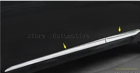 4pcs abs chrome car door side body molding trim sill sticker fit for lexus es200 es350 es300 es350 2013 2017