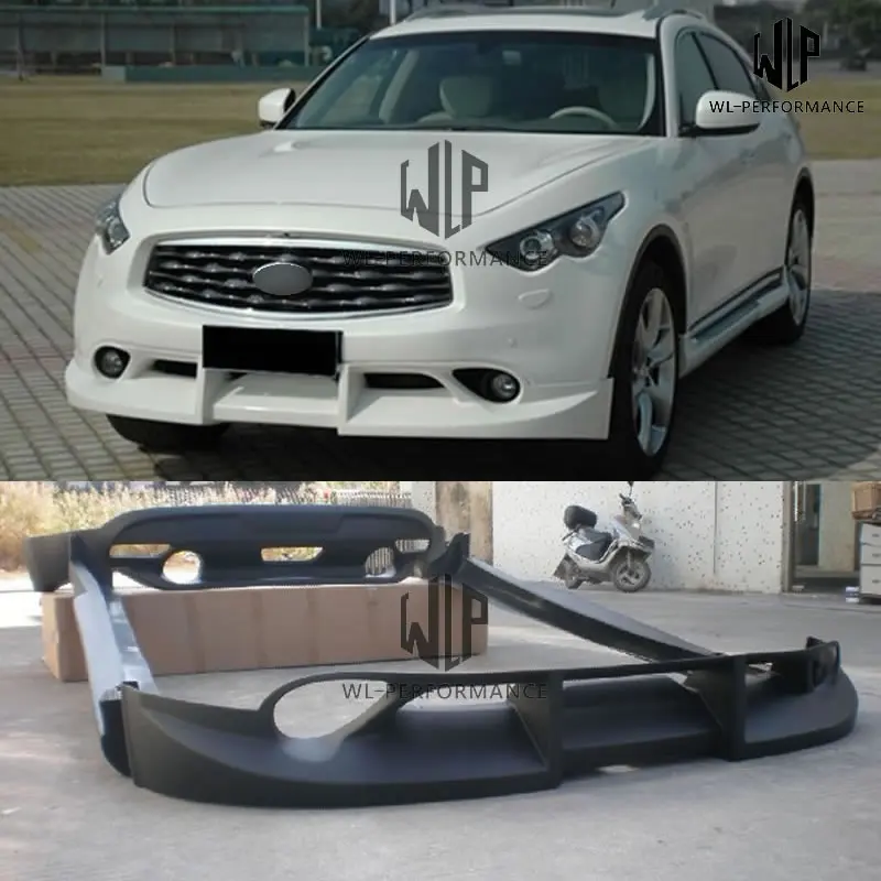 FX35 QX70 Высокое качество PU Неокрашенный автомобильный комплект кузова черный