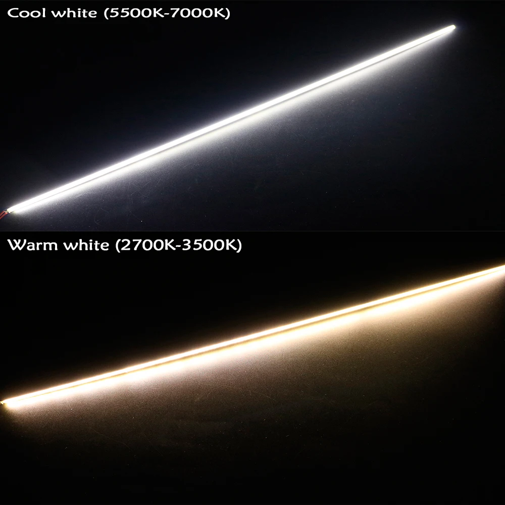 5 шт. DC12V 10 Вт супер тонкий флип cob светодиодные полосы трубки L500xW6mm жесткий бар светильник источник для DIY светильник ing проект 830ma
