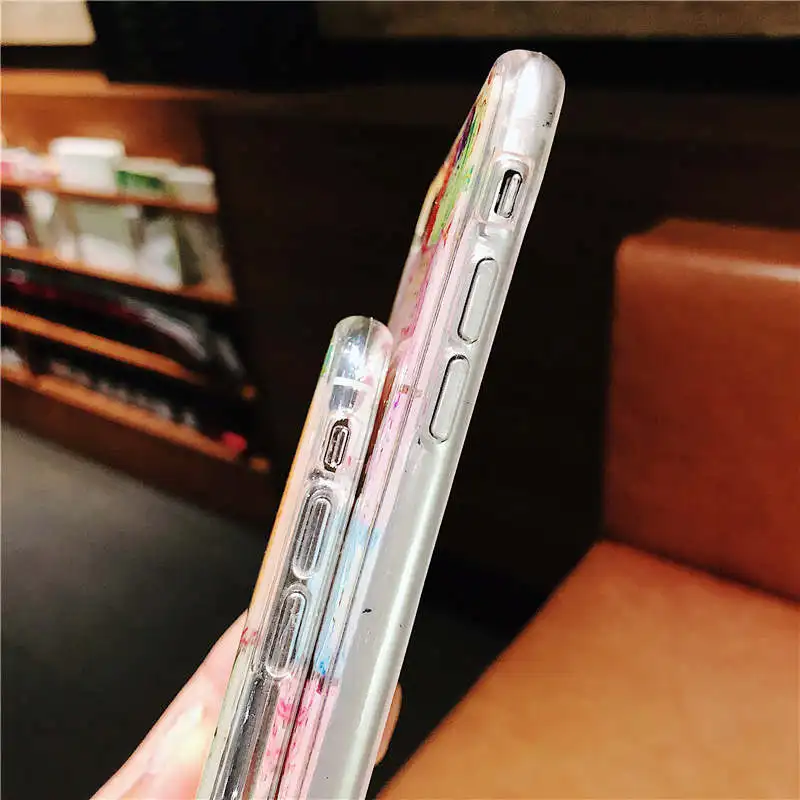 Блестящий Золотой фольга эпоксидный киви фруктовый чехол для Apple iPhone XR X 6 6S 7 8 Plus XS
