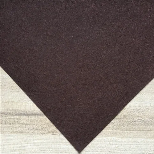 brown 2 шт 30*30 см Высокое качество Шерсть Войлок Ткань DIY ремесло Войлок листья цветы игрушки подарки для шитья сумки для хранения шерсть кукла из фетра Декор - Цвет: brown
