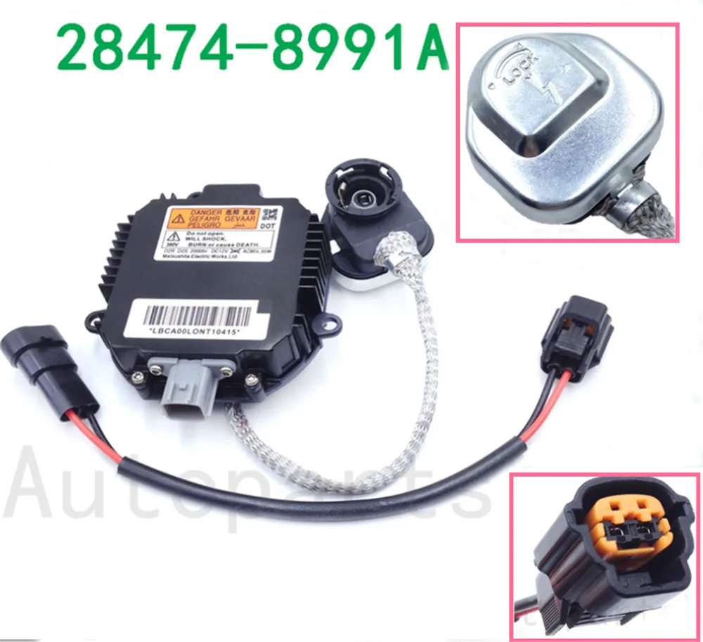 Блок управления балластом для фар 28474 8991A 89904 D2R D2S HID Xenon ECU Nissan Mazda Infiniti QX56