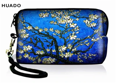 Белый 2018Van Gogh кошелек для монет женский маленький кошелек Детский кошелек на застежке кошелек с застежкой-молнией сумка - Цвет: Белый