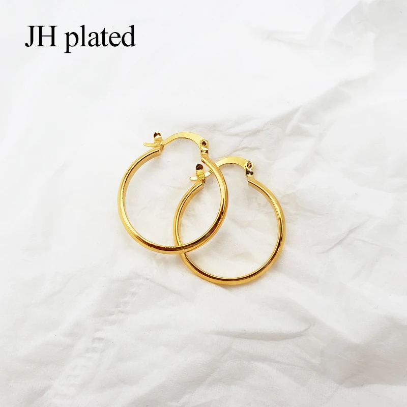 JHplated модные серьги 24K smalll золотого цвета для женщин/девушек ювелирные изделия эфиопские, африканские, аравийские, Ближний Восток лучшие подарки