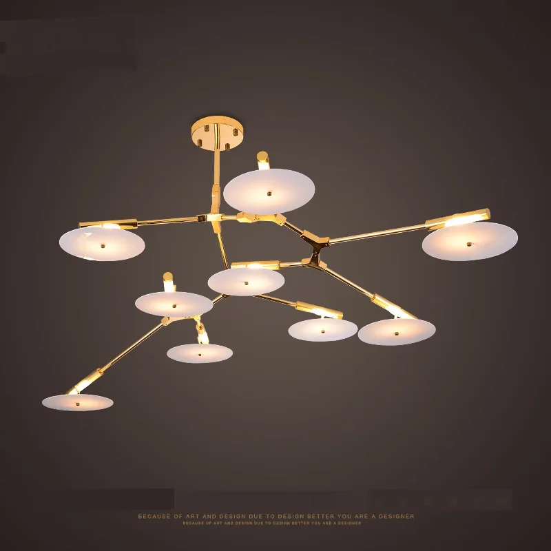 

iron pendant lamps-za Dendritic type pendant lights modern minimalist Nordic creative personality light dining room bedroom