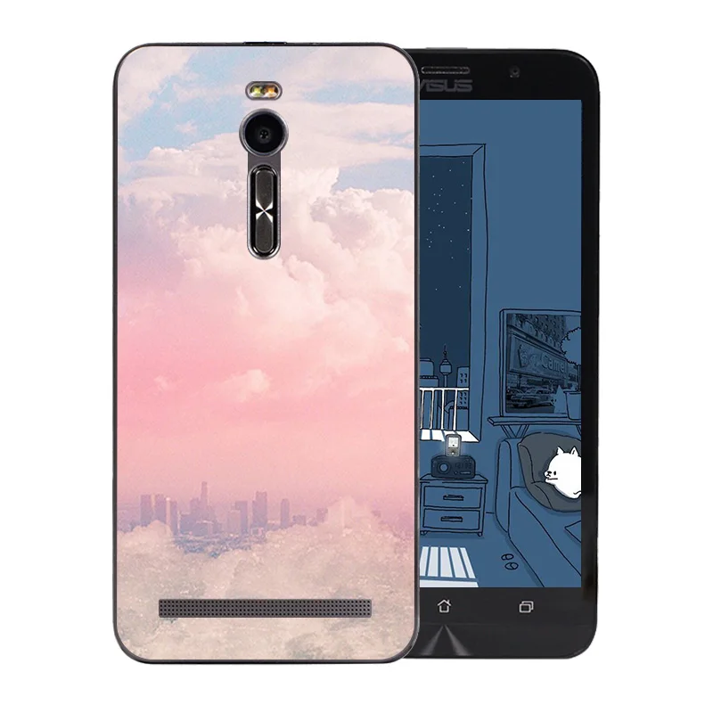 Для Asus Zenfone 2ZE551ML чехол для телефона с животным узором мягкий силиконовый гелевый