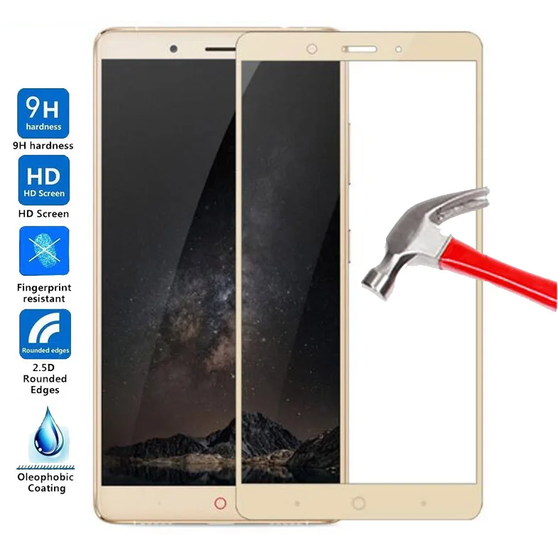 Закаленное стекло для ZTE Nubia Z11 Max защита экрана полное покрытие Взрывозащищенная