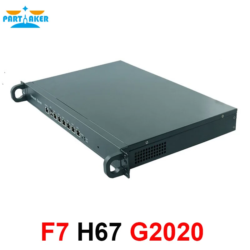 Сетевой сервер Intel 1U OEM аппаратное оборудование H67SL G2020 6Nic сетевой сервер с корпусом в стойку 1U