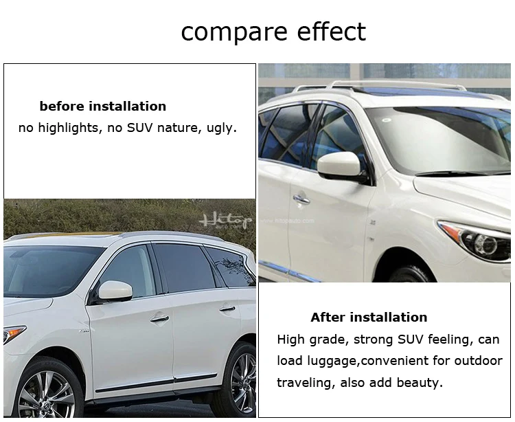 Новое поступление, мощный багажник на крышу, перекладина для INFINITI QX60 JX35 QX JX 2013-, два варианта, нагрузка 150 кг, высокое качество