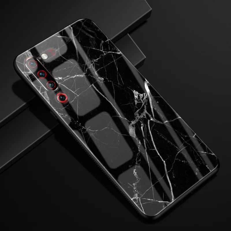 Для lenovo Z6 Pro Чехол L78051 Z6Pro стекло закаленное задняя крышка Жесткий чехол для телефона s Для lenovo Z5S L78071 Мягкий Бампер Z 6 Pro Coques